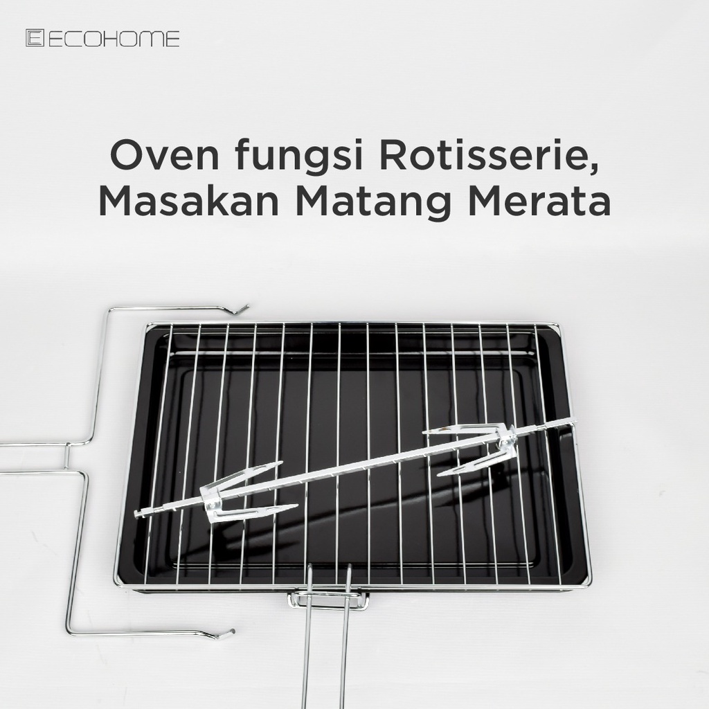 [Reguler/Cargo] ECOHOME Oven Listrik ECOHOME Electric Oven Noble Series EON-888 48 Liter