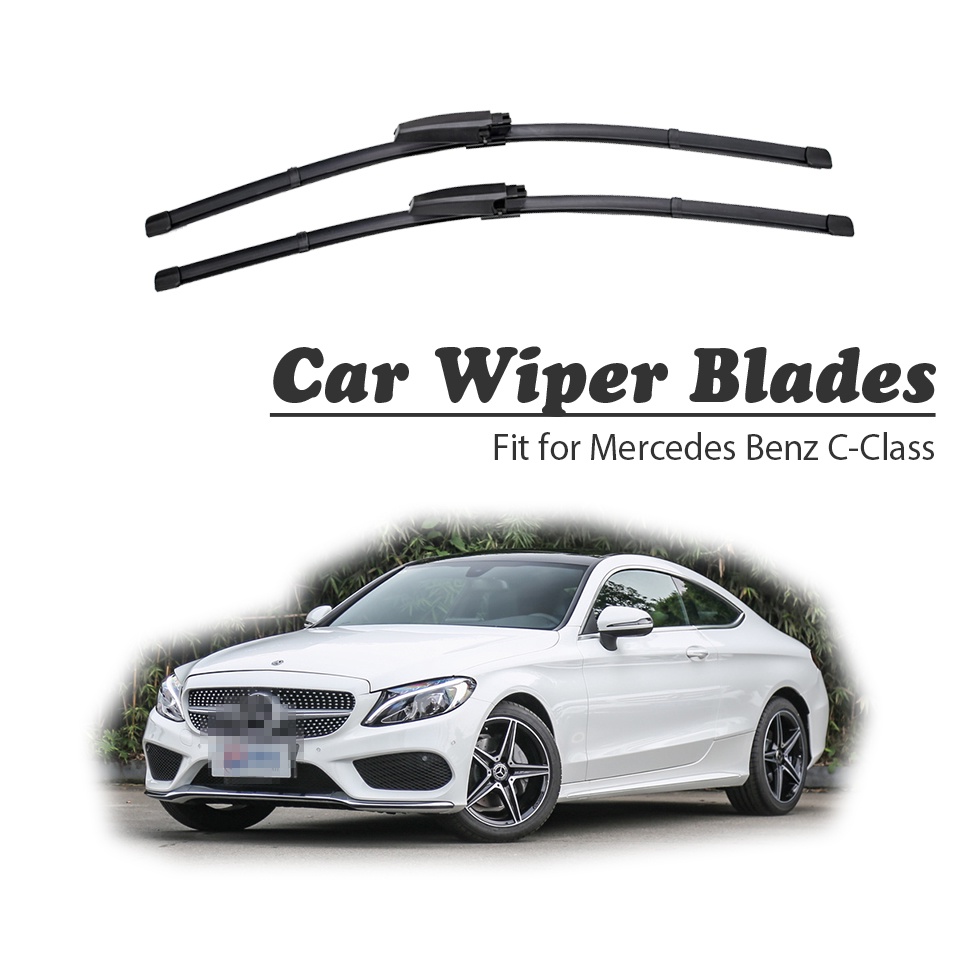 1 Set Karet Wiper Depan Mobil Untuk Mercedes Benz W205 W203 W204 C-C-Class