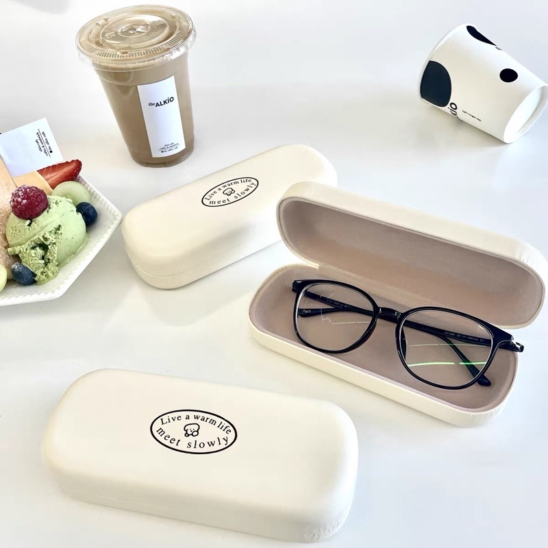 KOTAK KACAMATA AESTHETIC TIDAK MUDAH PECAH / TEMPAT KACAMATA HARDCASE MAGNET SOFTCOLOR / GLASSES CASE / SUNGLASSES CASE