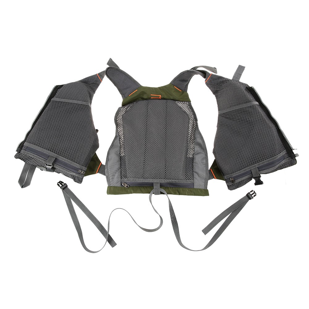 Rompi Pancing Fishing Life Jacket Multi Slot - GDS09 - Green