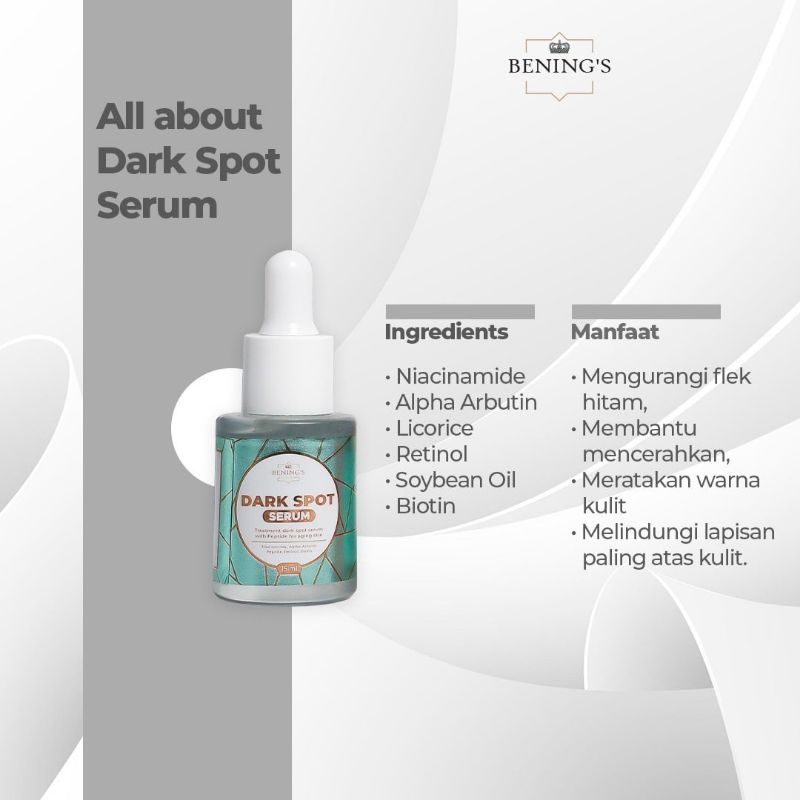 DARK SPOT SERUM BENING'S SKINCARE DR OKY PRATAMA