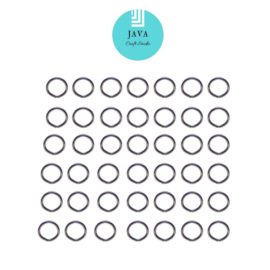 Ring Gantungan Kunci Kecil Lebar 8 mm Tebal 1 mm Per 144 Pcs