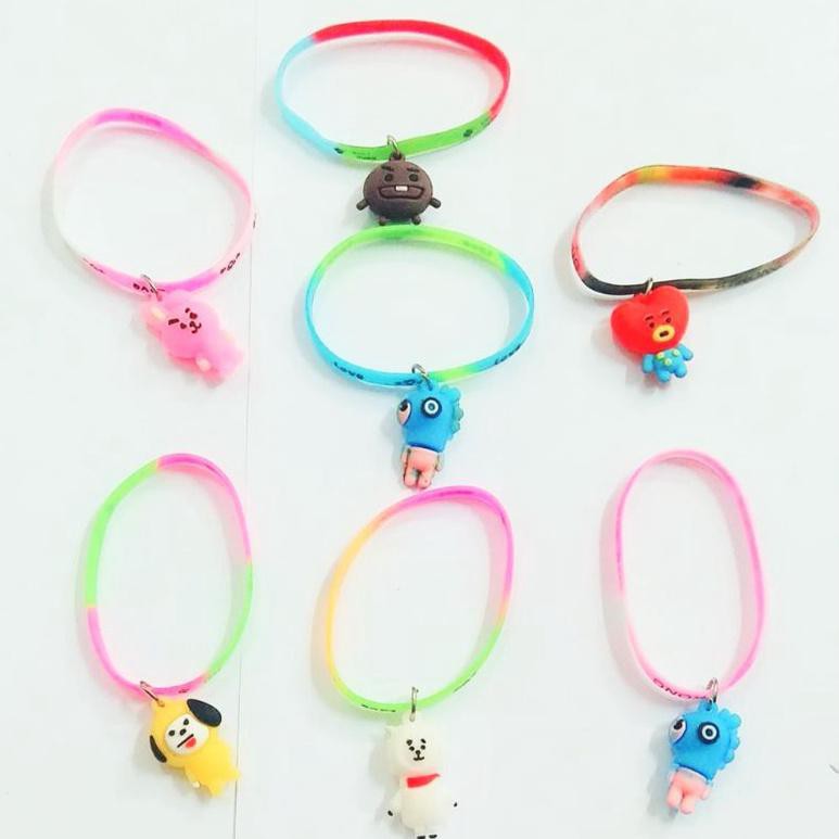 GELANG KARET KECIL BTS PER 1 BUAH