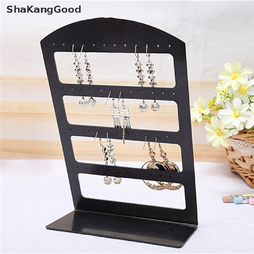 Stand Holder Display Perhiasan Anting Bentuk L