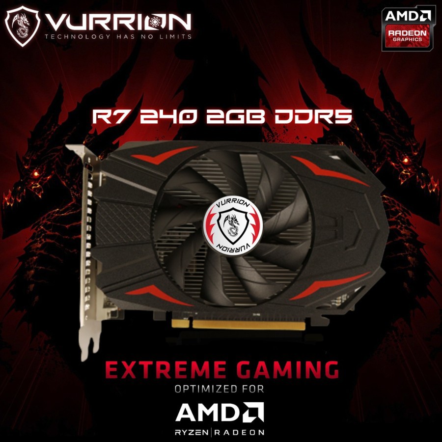 VGA Vurrion R7-240 2gb DDR5 RADEON VURRION