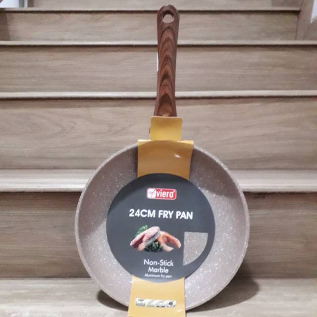 Fry pan viera marble 24cm wajan anti lengket