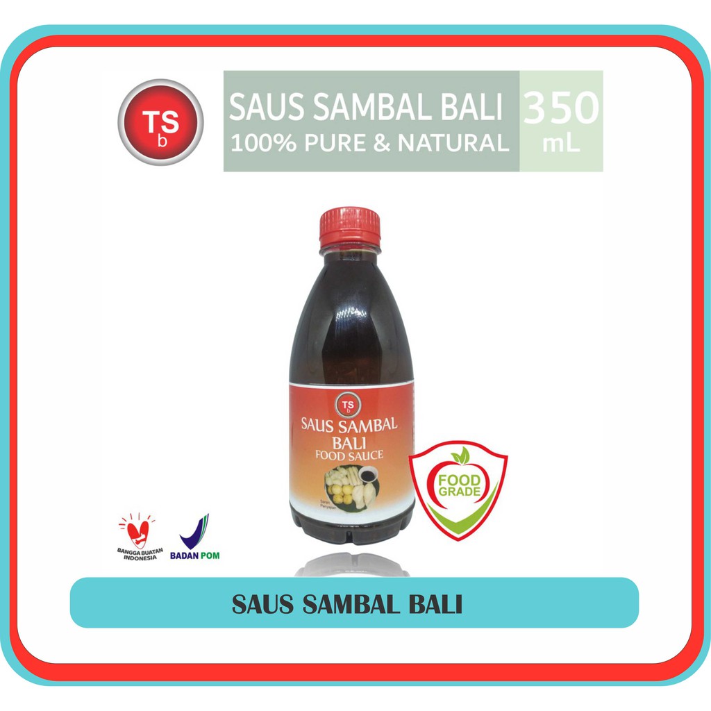 

TSb - Saus Sambal Bali / Food Sauce Sudah Terdaftar BPOM