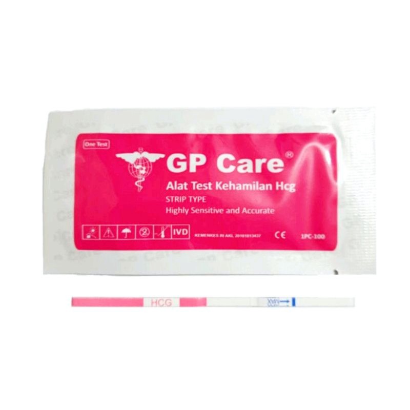 Tespek GP CARE Tes Kehamilan HCG Tespeck Tes Hamil Strip Test Pack