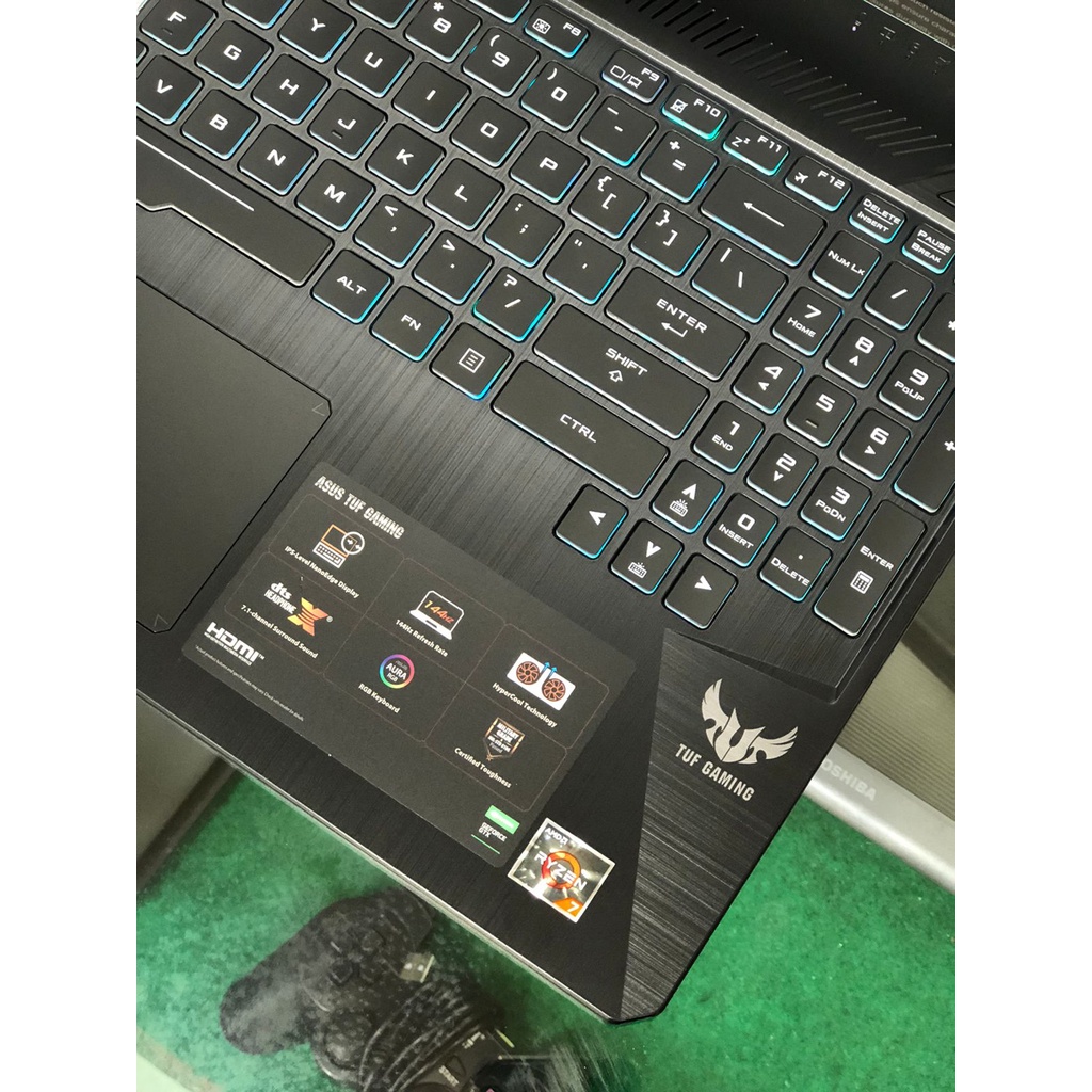 Laptop Leptop Laptop  Gaming Desain TUF GAMING AMD RYZEN 7 GTX 1650 Ram 8 gb Ssd 512 gb Vga Nvidia Geforce GTX 1650 4 gb Garansi Rasmi Panjang sampai 2023i