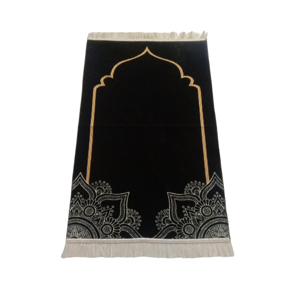 Sajadah turky tebal halus dan embut Albeit Floral Lebar Simple Ukuran -+ 70 x 110 cm