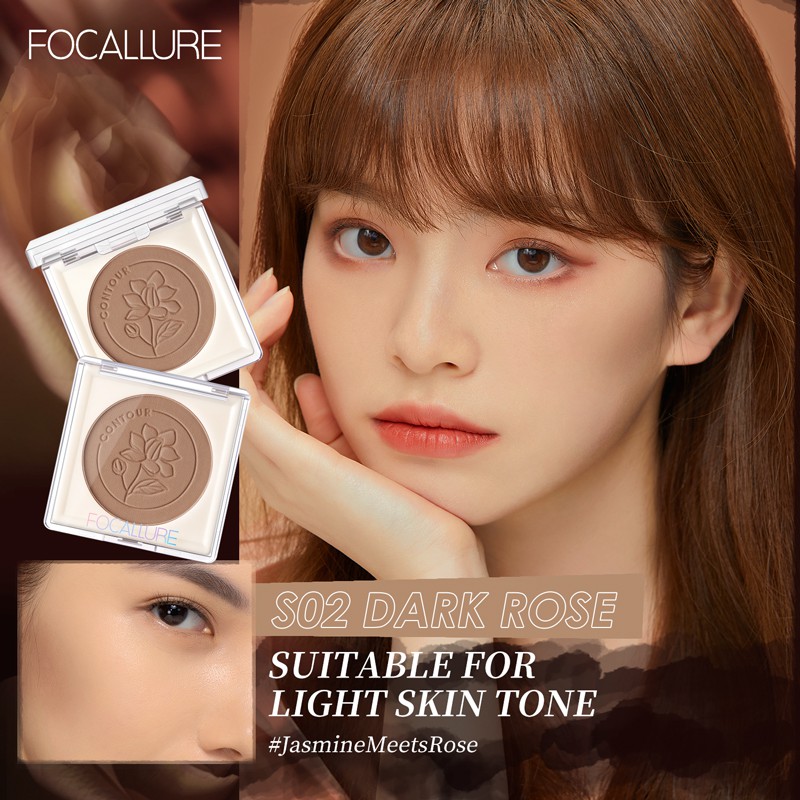 ★ BB ★  FOCALLURE Full Coverage Creamy Contour #JasmineMeetsRose | FOCALLURE Chocolate Soleil Matte Bronzer - FA 233