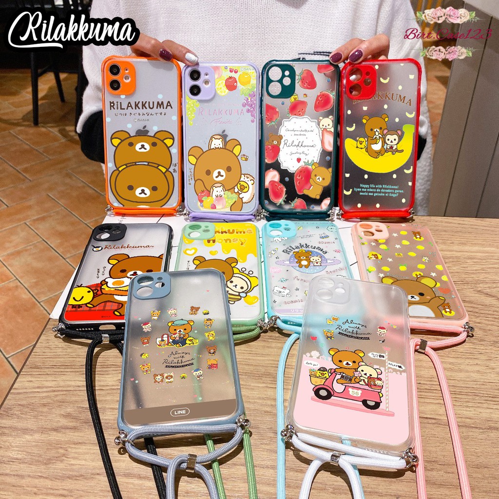 Softcase Slingcase Lanyard Choice RILAKUMA Vivo Y91 Y93 Y95 Y91c Y1s Y71 Y81 Y83 V5 Y66 Y67 BC3527