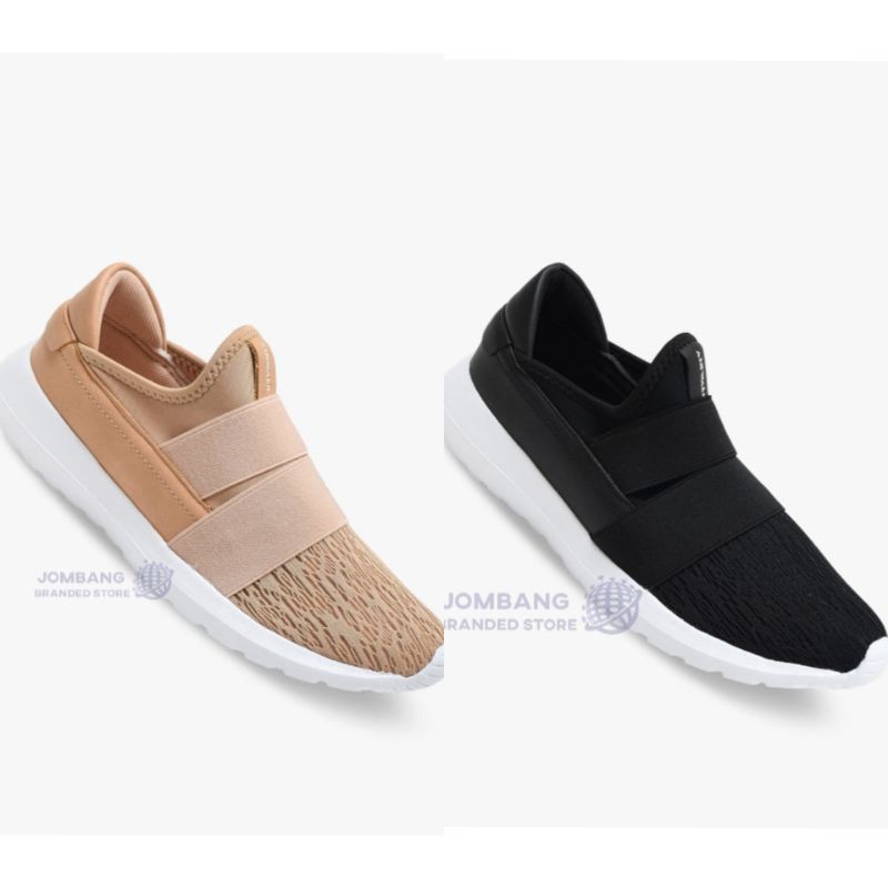 Airwalk Fabel Women Sneakers Shoes - Black - Beige