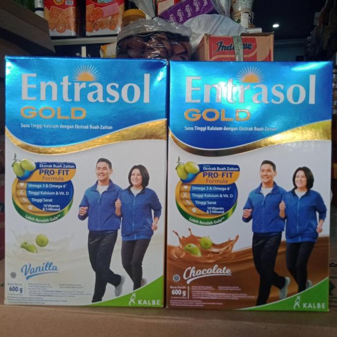 

[COD] Entrasol Gold 2 rasa Vanila/Coklat 600g [COD]