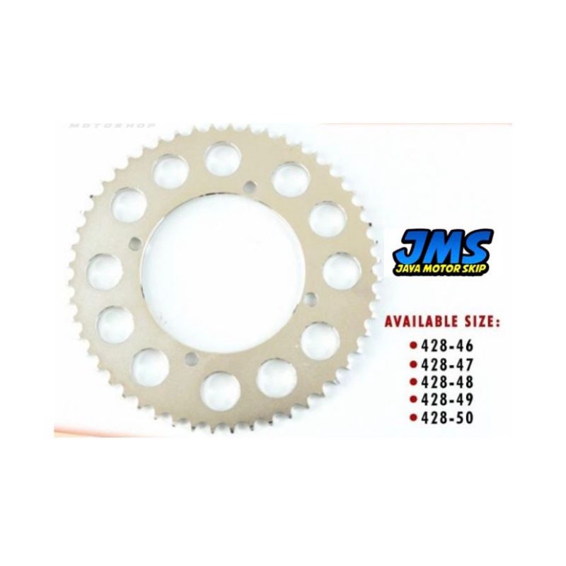 GEAR TK KLX 150 428-46T - 428-50T belakang - /428-46T - 428-50T