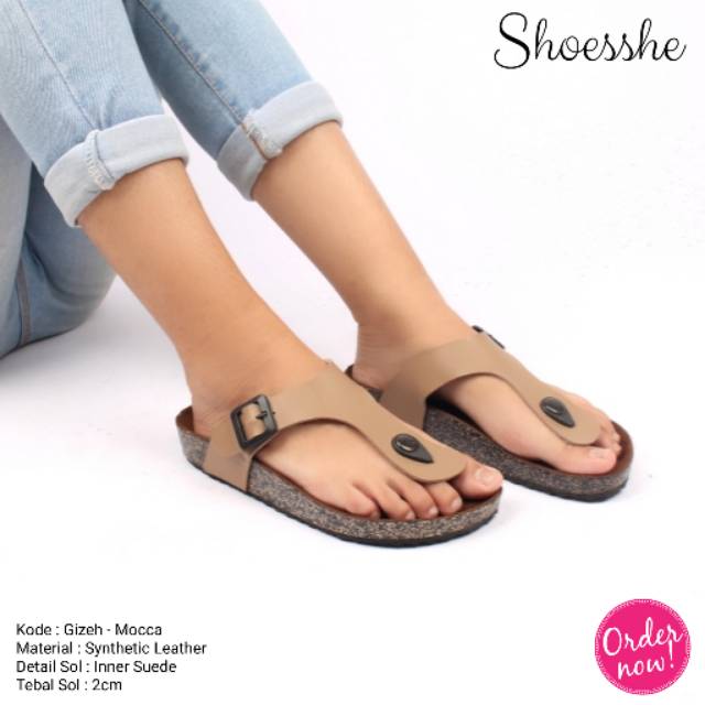 Fsb - Sandal Wanita Model Jepit (Gizeh - Mocca)