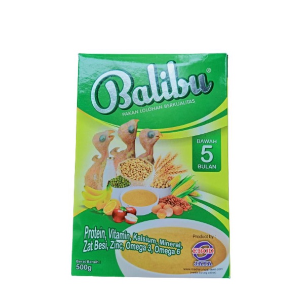 BALIBU Ebod Jaya Pakan Bubur Anakan Burung Lovebrid