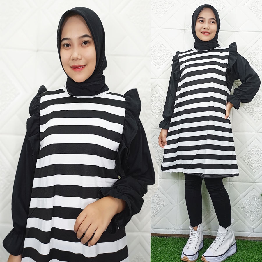 RITHA TUNIK SALUR LENGAN KERUT CARLINA FASHION