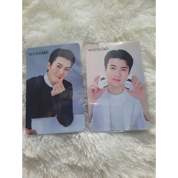 PHOTOCARD SEHUN WHITELAB / PC WHITE LAB SEHUN / PC SEHUN WHITELAB