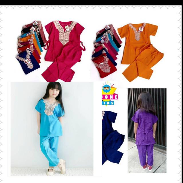 Setelan cp arabian zeema anak