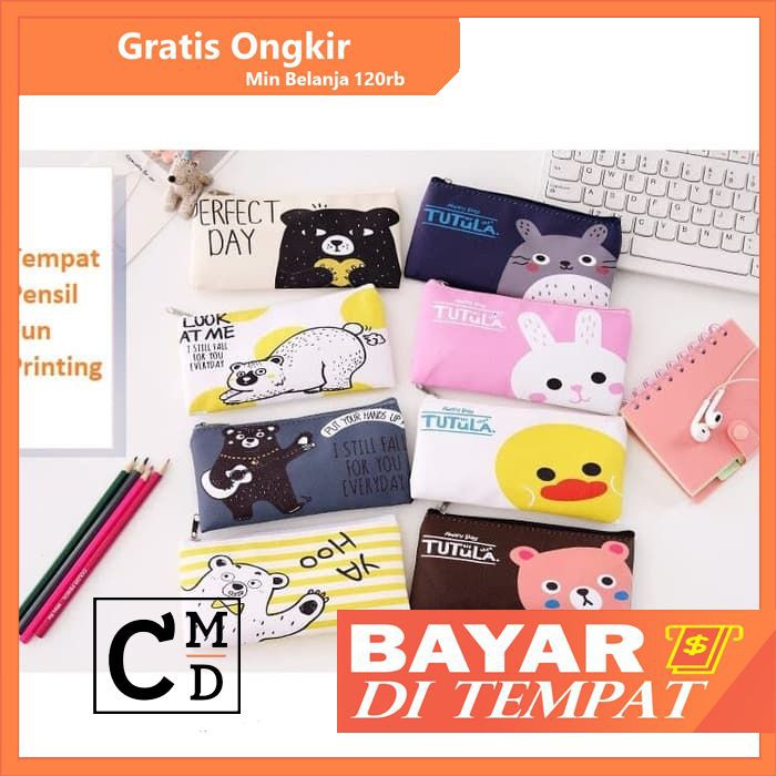 

TP0056 Tempat Pensil Fun Printing 8 Design Pencil Case