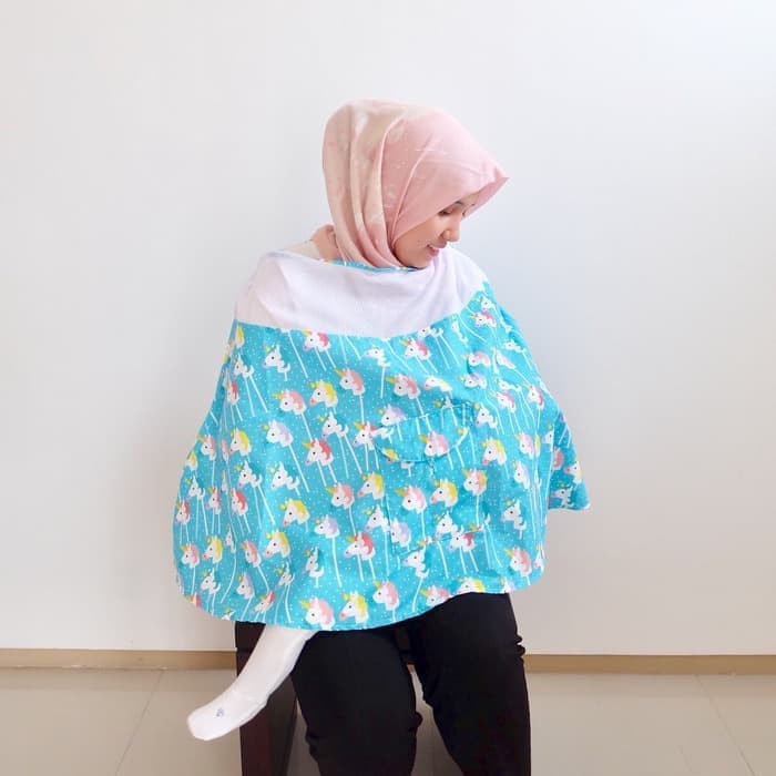 nursing cover apron penutup menyusui bayi celemek pompa asi