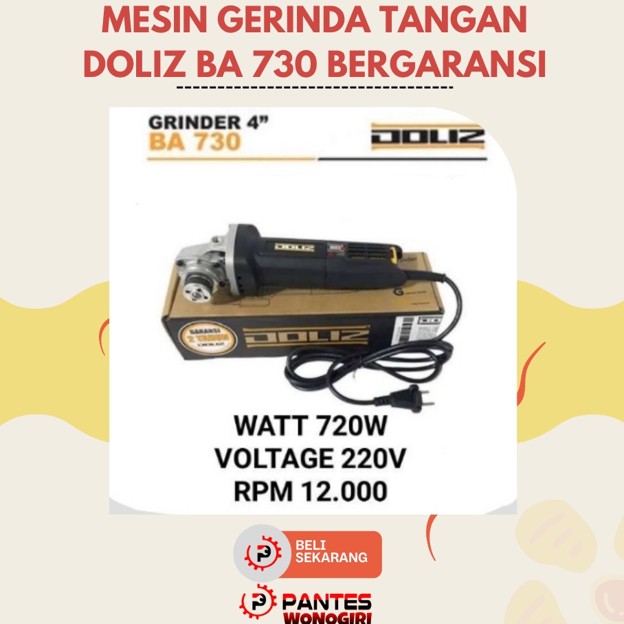 Mesin Gerinda Doliz BA 730