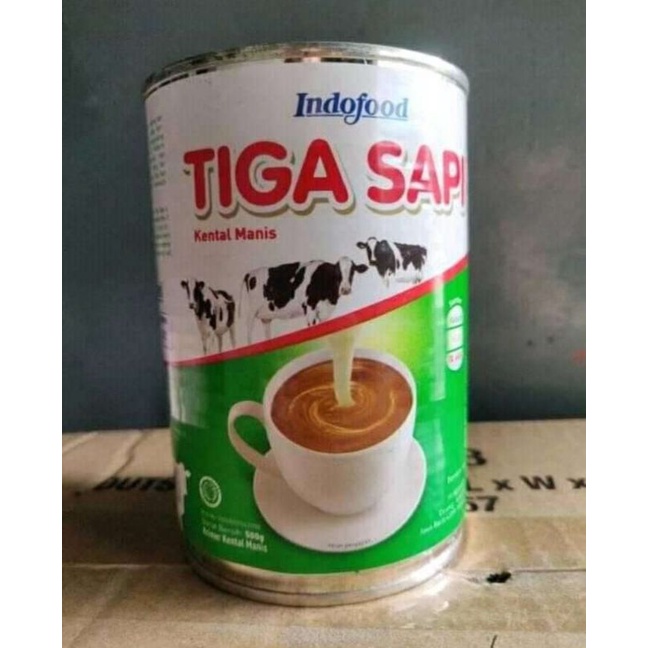 

susu kental manis tiga sapi 500gr