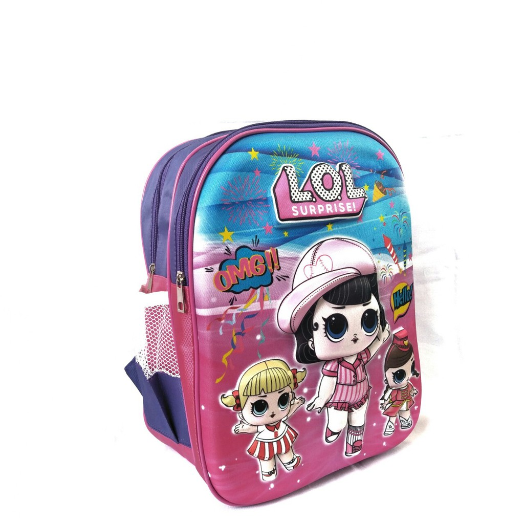 Tas Ransel Anak Perempuan Tas LOL suprise 13 Inchi - Pink