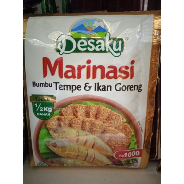 

Desaku Marinasi Bumbu Tempe & Ikan Goreng Isi 12 Sachet