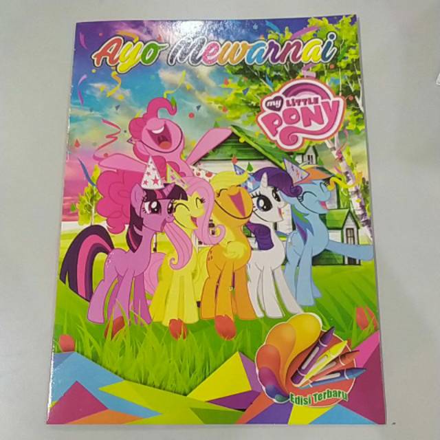 Buku Mewarnai Anak Little Pony Kuda Pony Shopee Indonesia