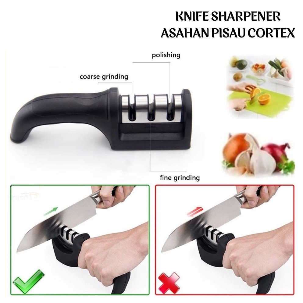 ALAT ASAH PISAU PENGASAH PISAU PENAJAM PISAU GUNTING GOLOK TUMPUL MENJADI TAJAM DENGAN CEPAT