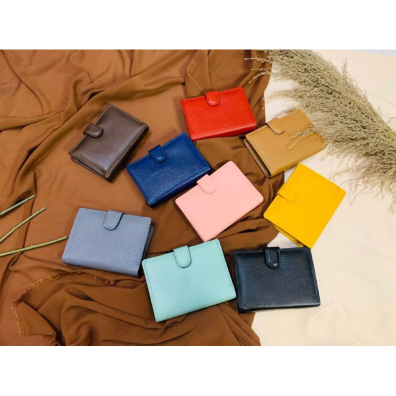 DOMPET PAPIRUT KULIT ASLI SERIES MINIMALIS SUKAREGANG GARUT ORIGINAL