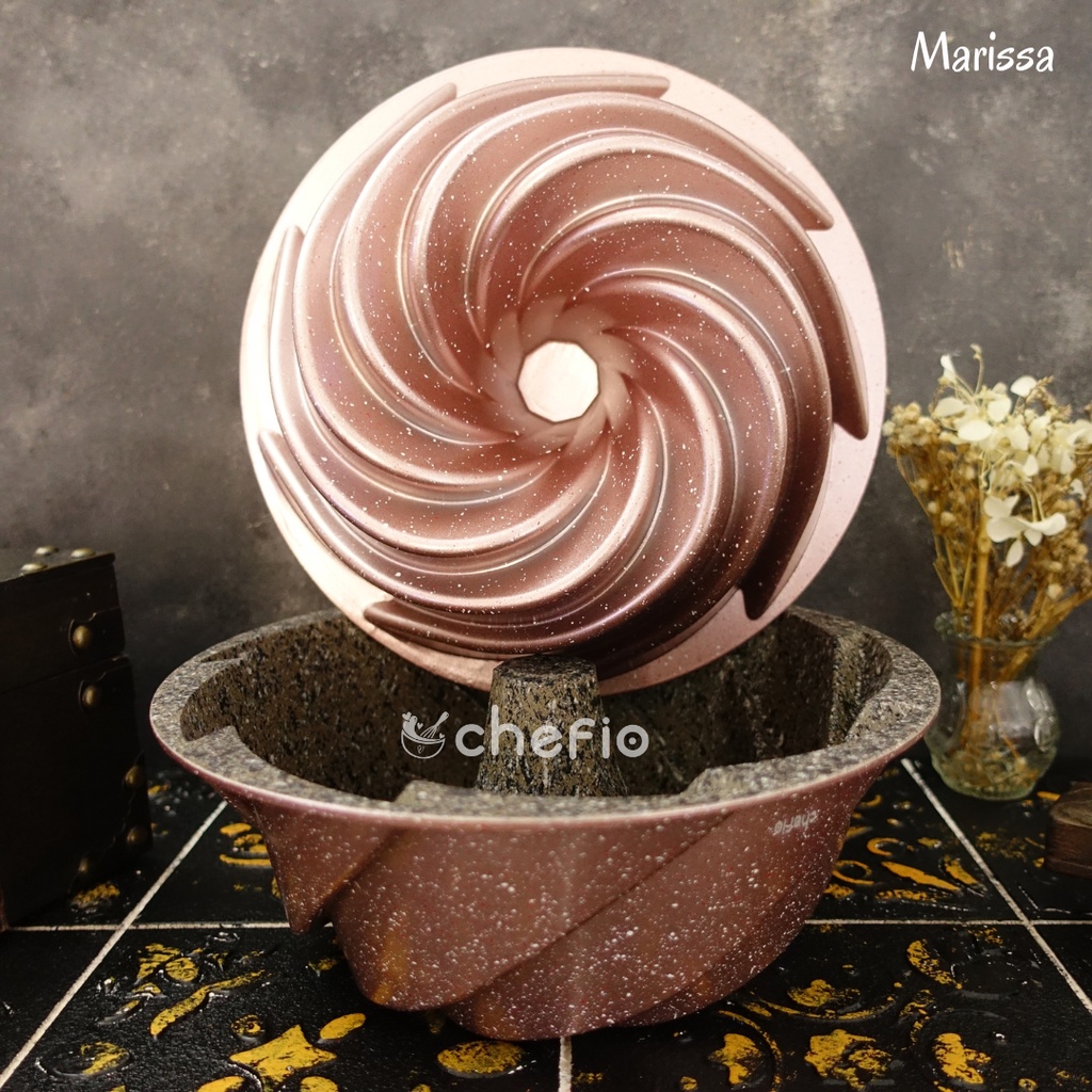 Loyang Kue Chefio Marissa Pan / Bundt Pan / Tulban / Nordic Style