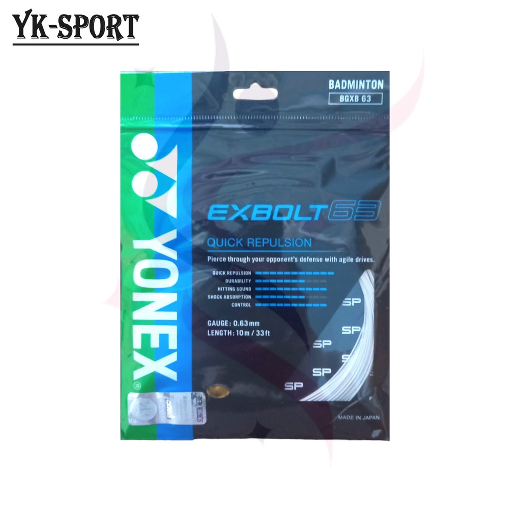 Senar Yonex Exbolt 63 Senar Badminton Yonex Exbolt 63