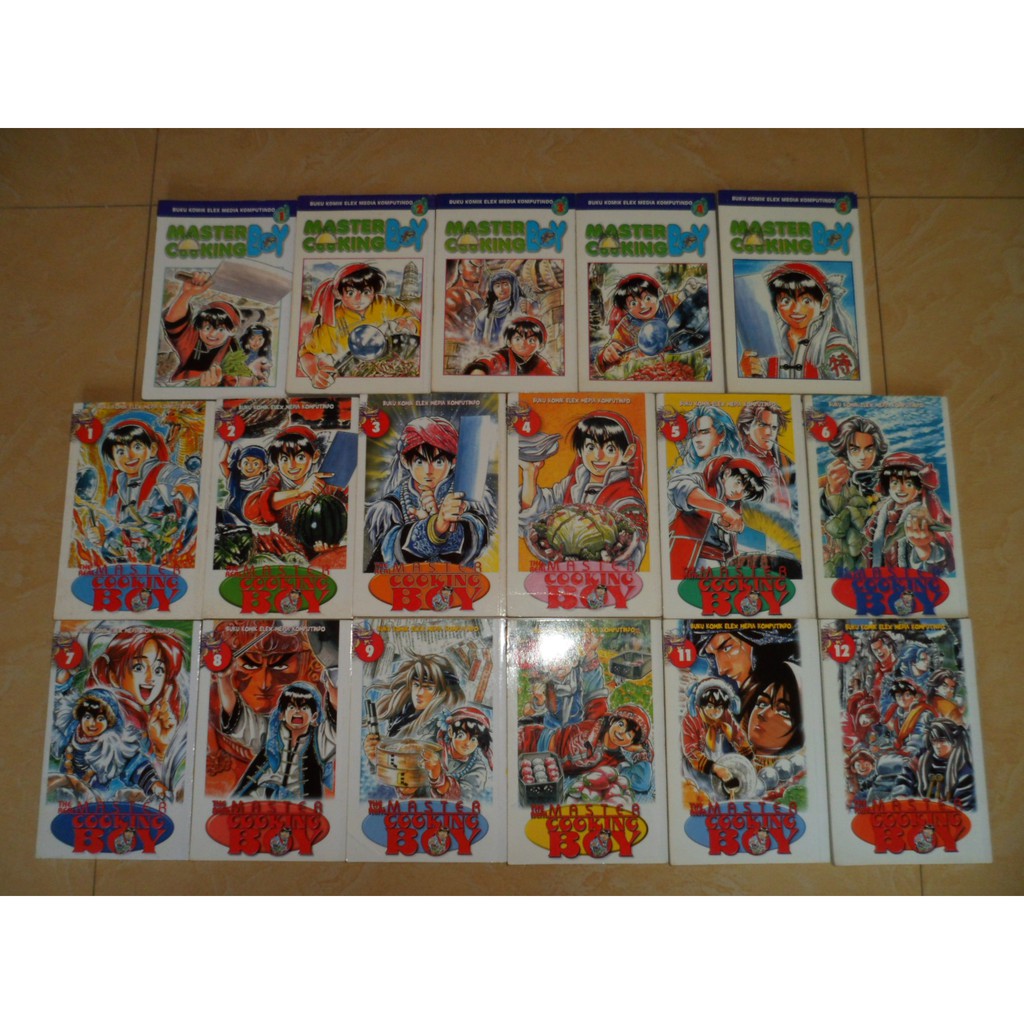 Komik Master Cooking Boy 1-5 + Real Master Cooking Boy 1-12 Tamat