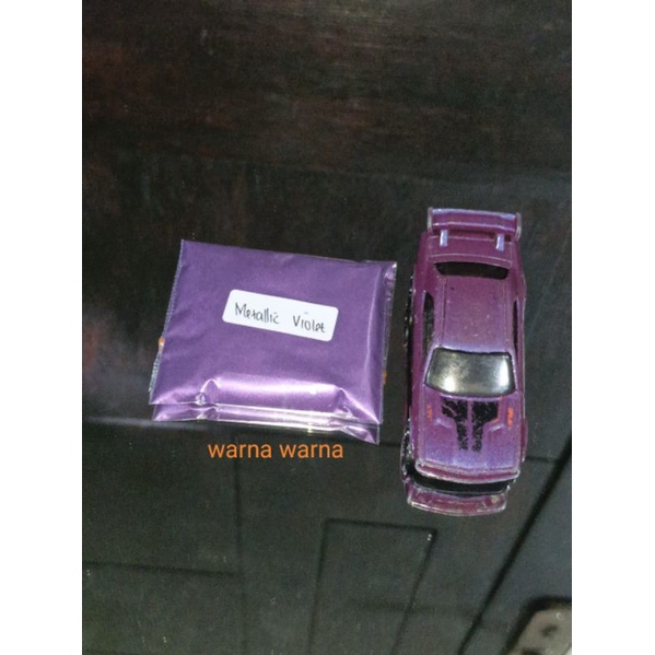 Pigmen metalik/ Pigment Metallic/ Metalik powder/Metalic Bubuk /pewarna resin metalik/ metallic violet/10 gram