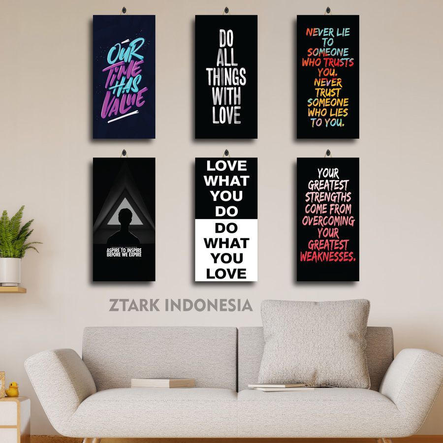 HIASAN KAMAR QUOTE BAHASA INGGRIS 15X30 LIOAZ/6KQKB/ DEKORASI DINDING QUOTE QUOTES ENJOY LIFE / PAJA