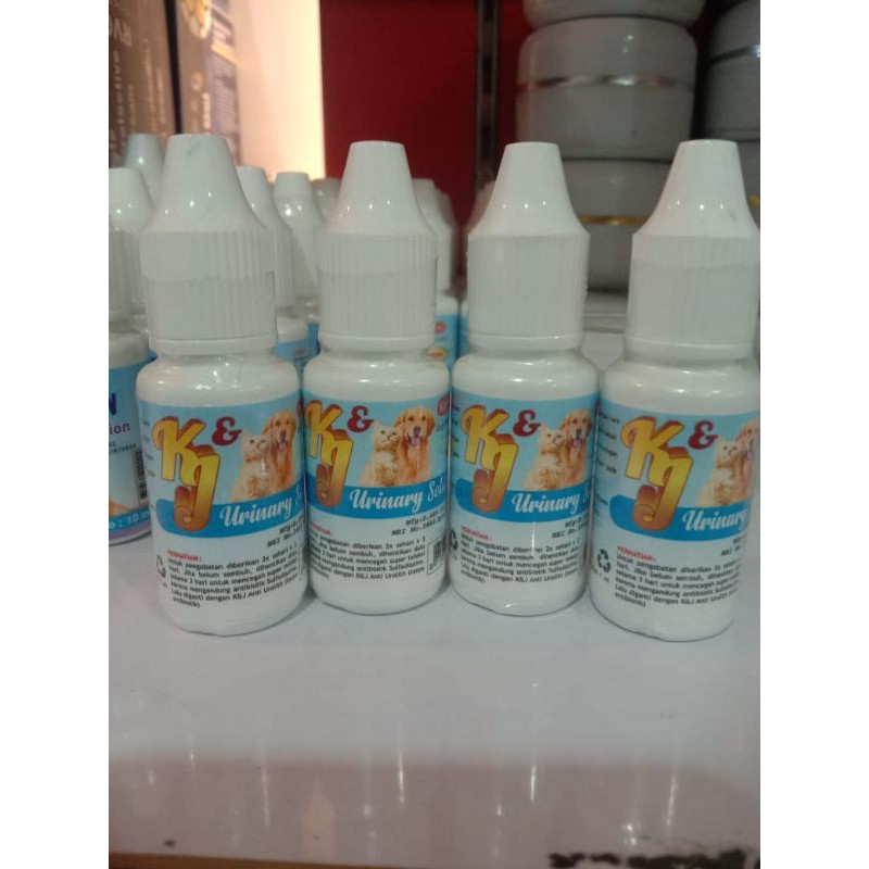 Obat  Tetes Untuk kucing dan Dog Urinary Solution KJ 10ml murahoil