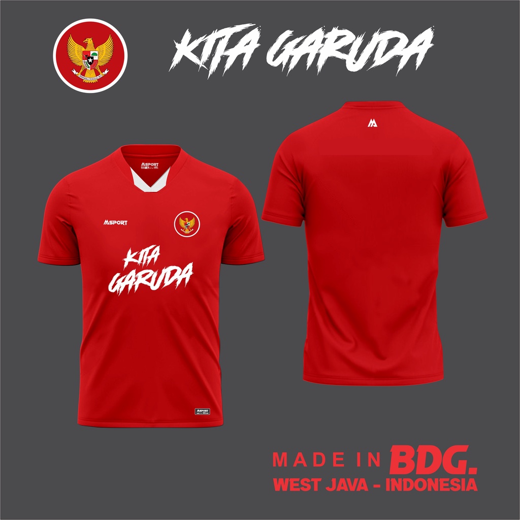 Jual JERSEY KITA GARUDA THE REAL SUPPORTER | Shopee Indonesia