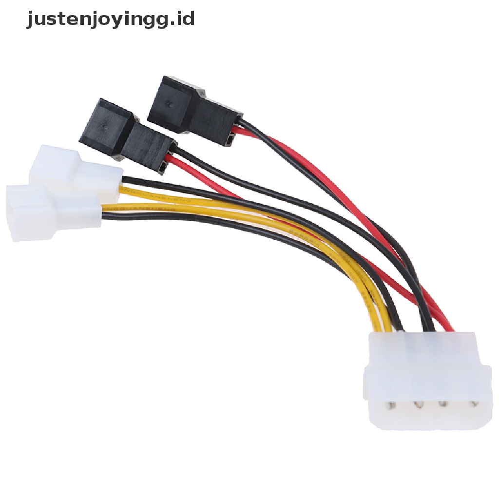 Kabel Power Adapter Konektor Molex / IDE to 3 Pin CPU / Chasis.Id / PC 4pin