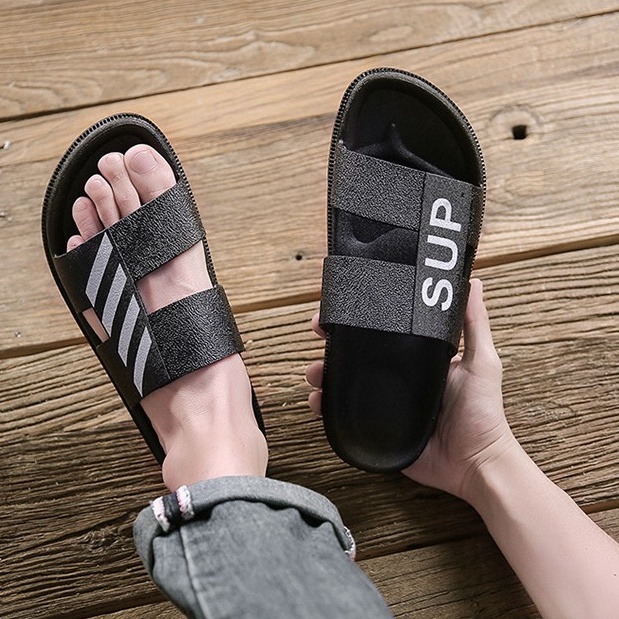 Sandal Santai Pria &amp; Wanita Slide Casual Outdoor / Sandal Sendal Traveling / Sandal SUP 004 Korean Style