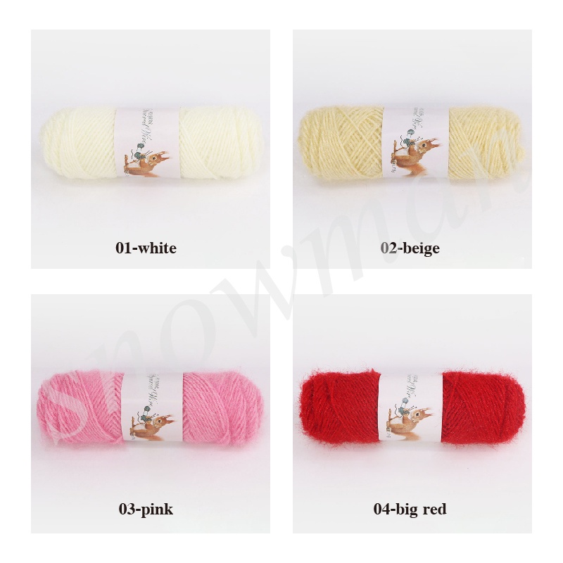 75g benang wol tupai kasmir halus benang rajutan wol untuk membuat topi syal sweater