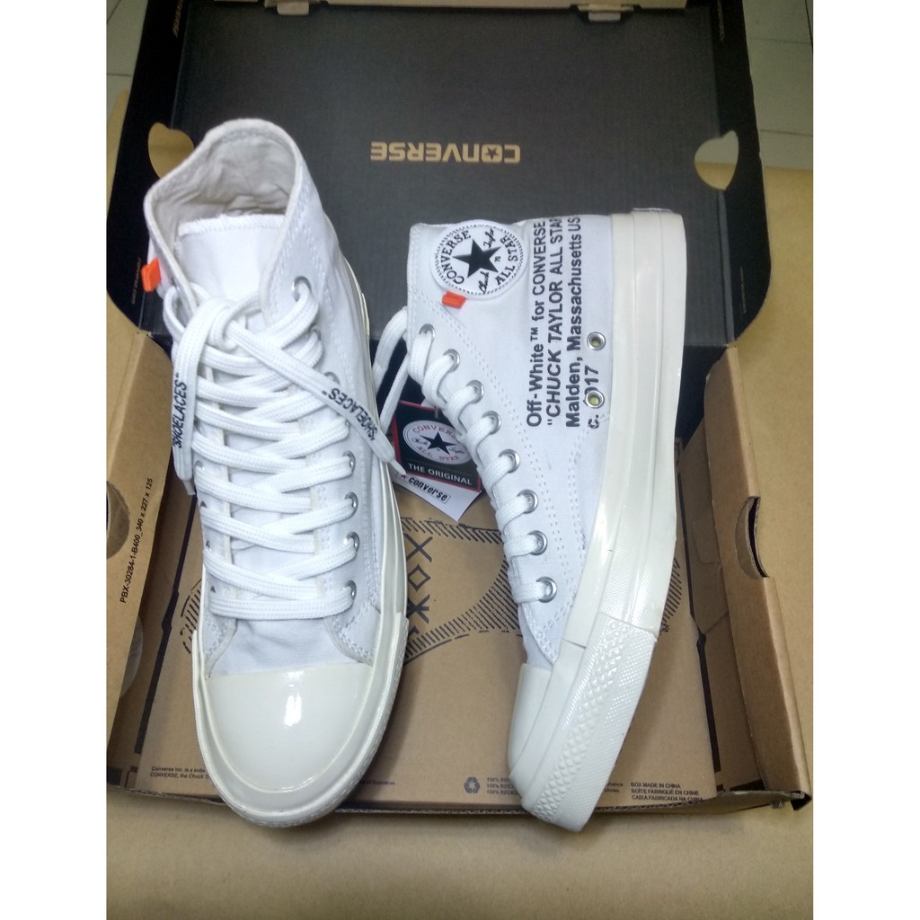 Diskon Sepatu Pria &amp; Wanita (Unisex) Premium Original Converse Off White