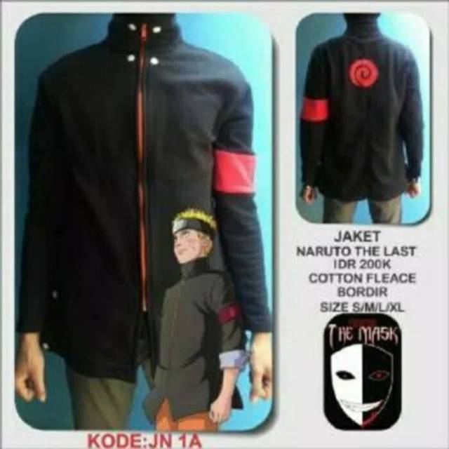Jaket anime naruto the last anime cosplay