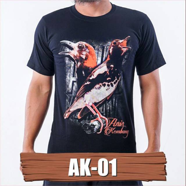 Kaos Baju Burung Kicau Mania Anis Kembang Ak01 Shopee Indonesia
