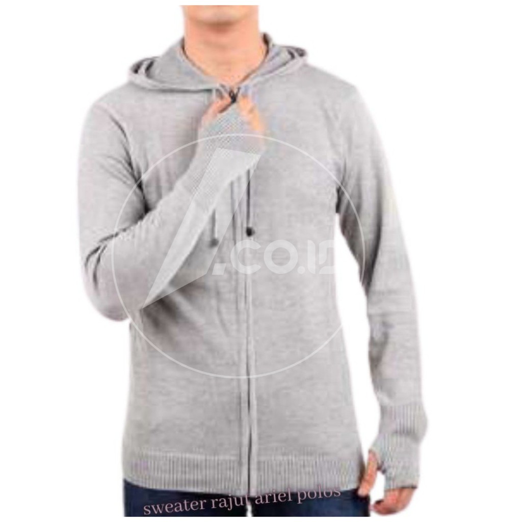 Sweater Rajut Ariel Polos Roundhand Best Quality (UNISEX)