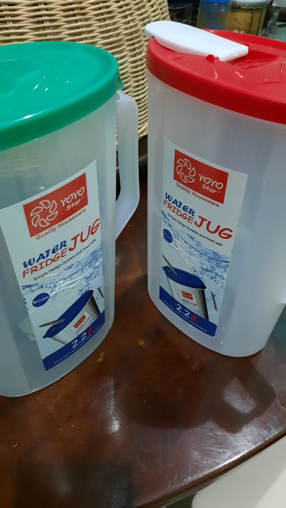 Teko Plastik/ Eskan Plastik/teko Air Minum/ Water Jug Bening