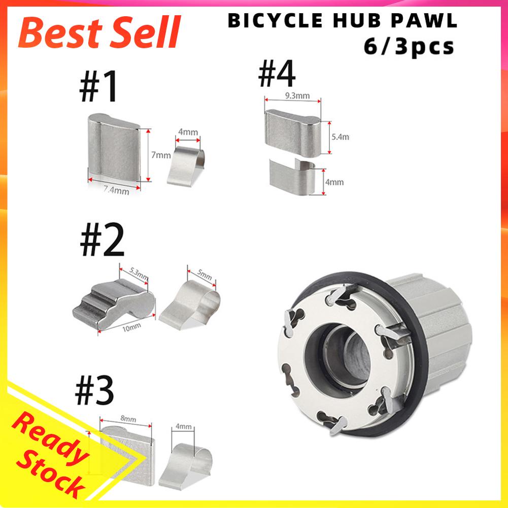 Freehub Hub Kaset Sepeda MTB 6 Pawl 3 Cakar Dengan Per Cakar