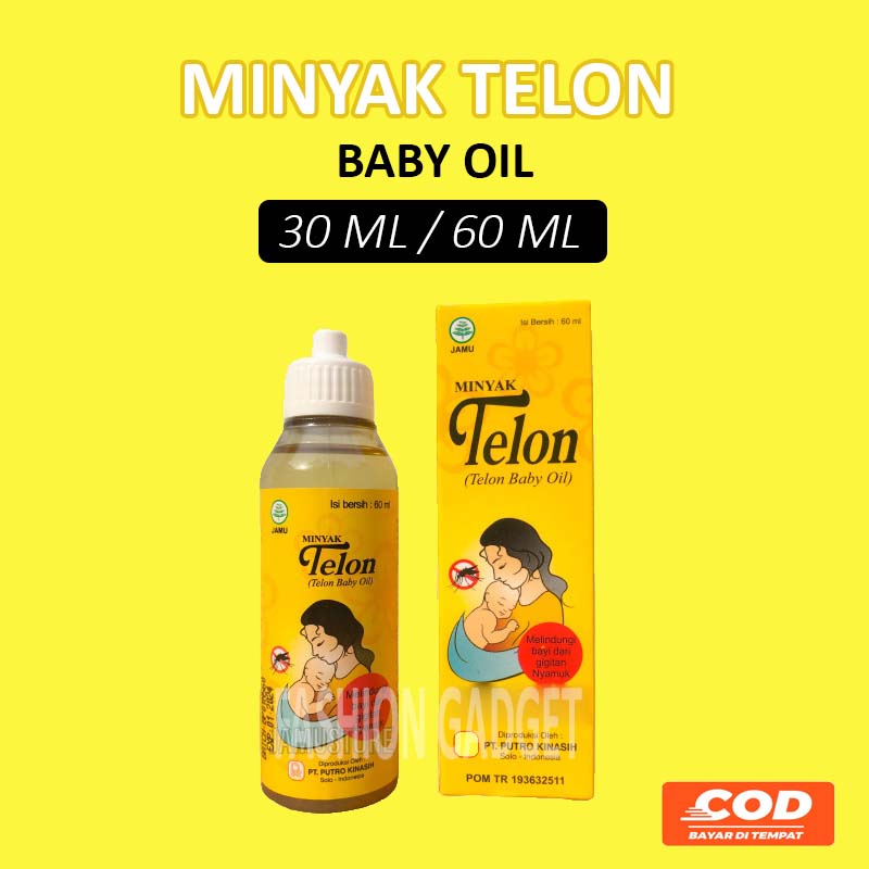 Minyak Telon Baby Oil 30 ML / 60 ML Minyak Bayi Anti Nyamuk MInyak Telon Putro Kinasih